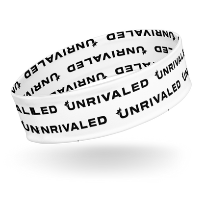 Unrivaled "Logo" Headband White