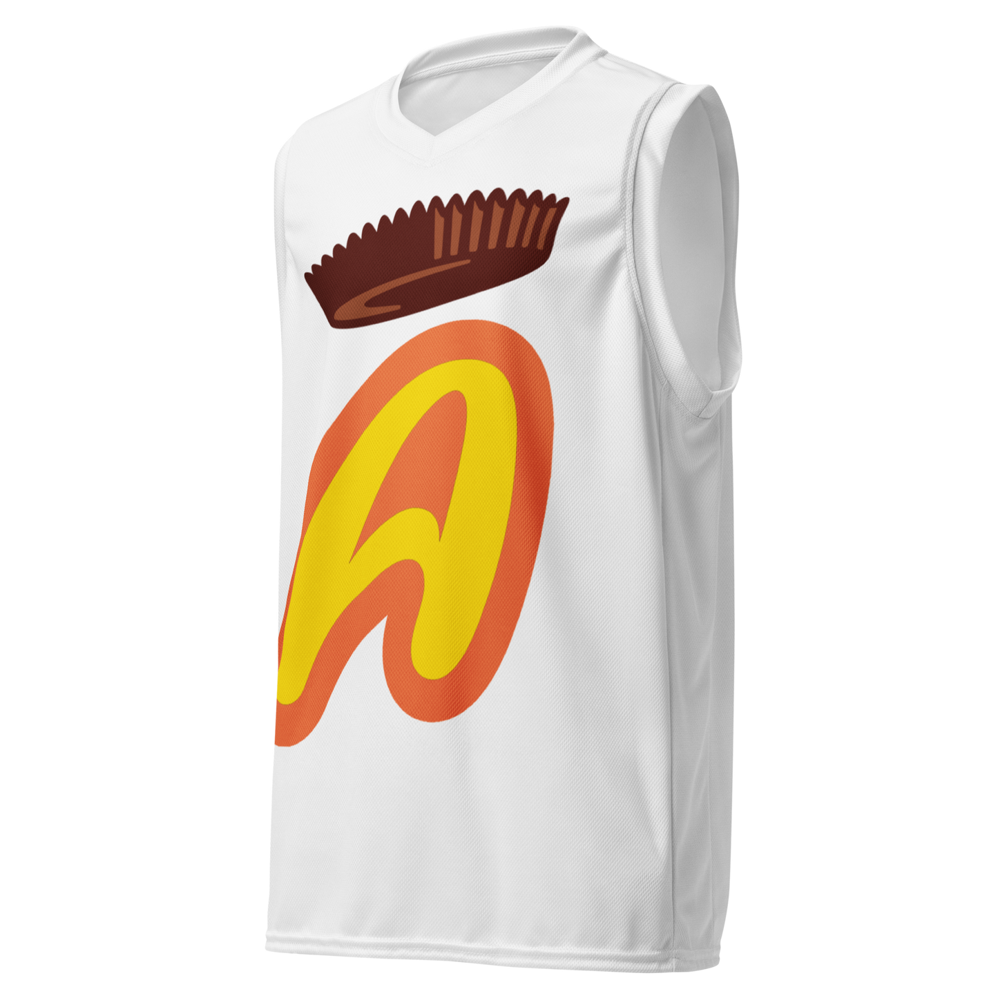 Recycled unisex basketball jersey