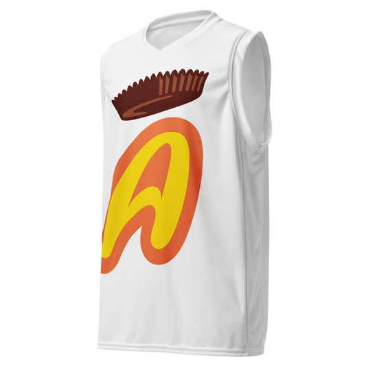 Recycled unisex basketball jersey