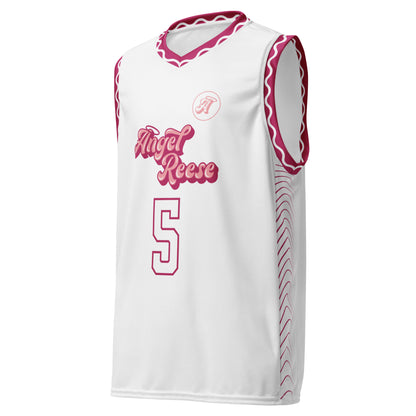 Angel Reese "Pink/White" Jersey