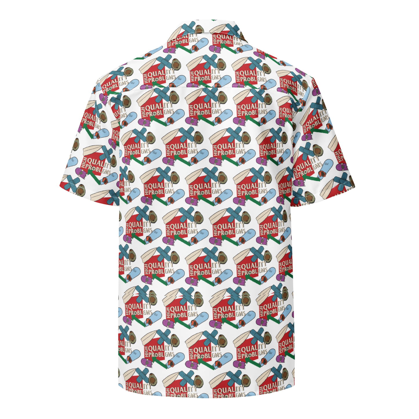 Casey Willax "High Quality Problems" Button Down T-shirt
