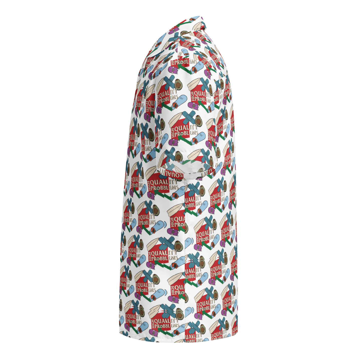 Casey Willax "High Quality Problems" Button Down T-shirt