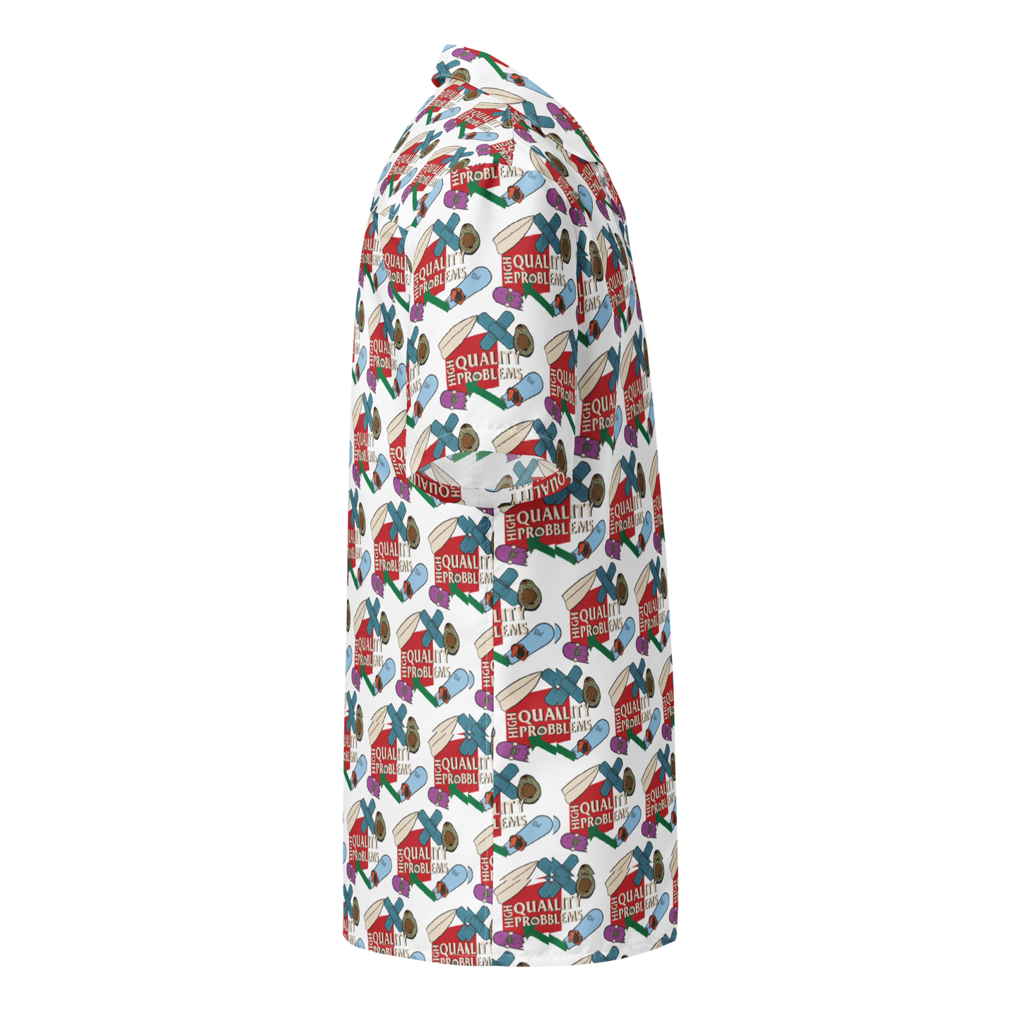 Casey Willax "High Quality Problems" Button Down T-shirt