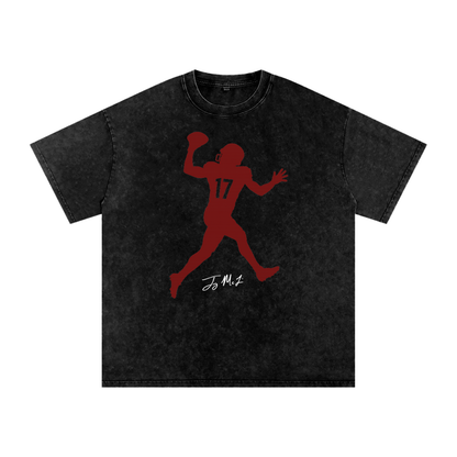 Terry McLaurin Silhouette Oversized Washed T-shirt