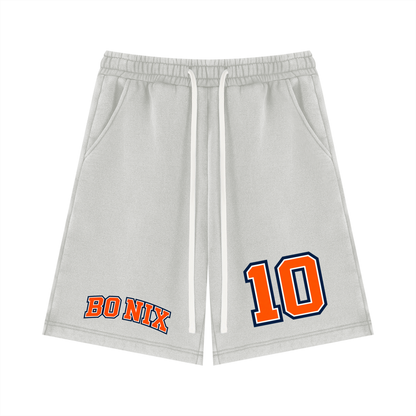 Bo Nix Jersey Washed Fleece Shorts