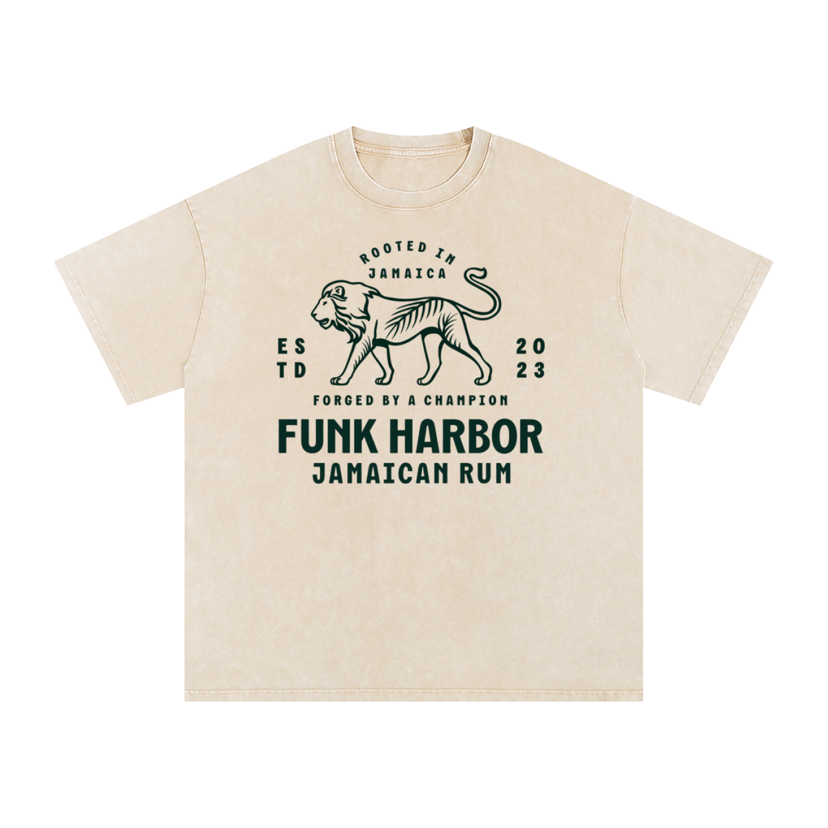 Funk Harbor Forged by a Champion Boxy Washed T-shirt