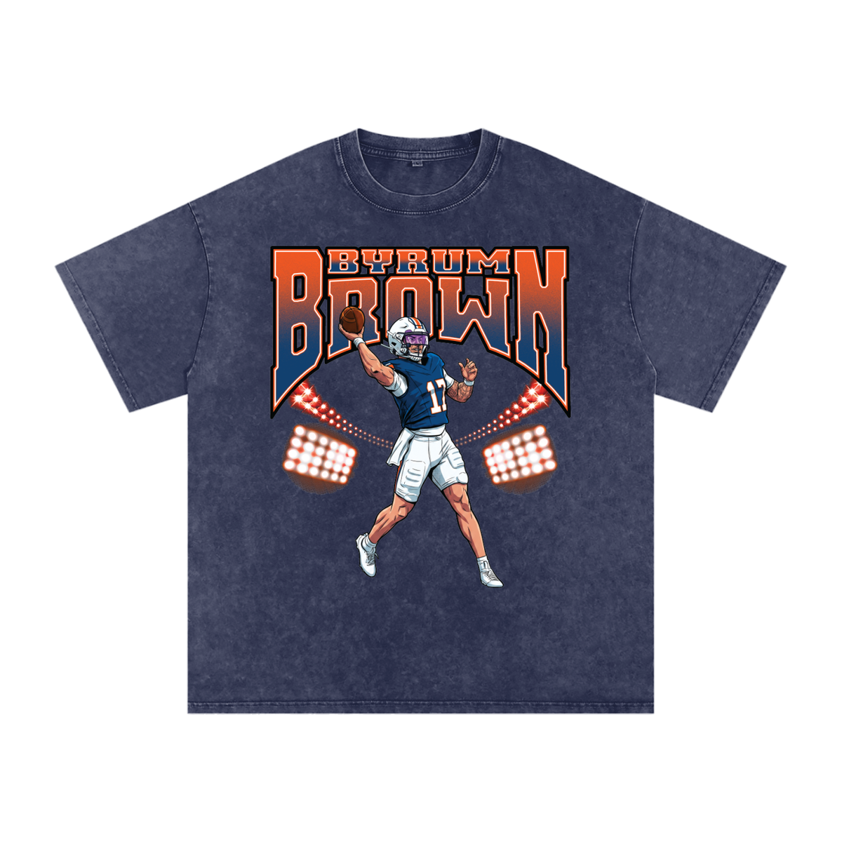 Byrum Brown "Illustration" Oversized Washed T-Shirt
