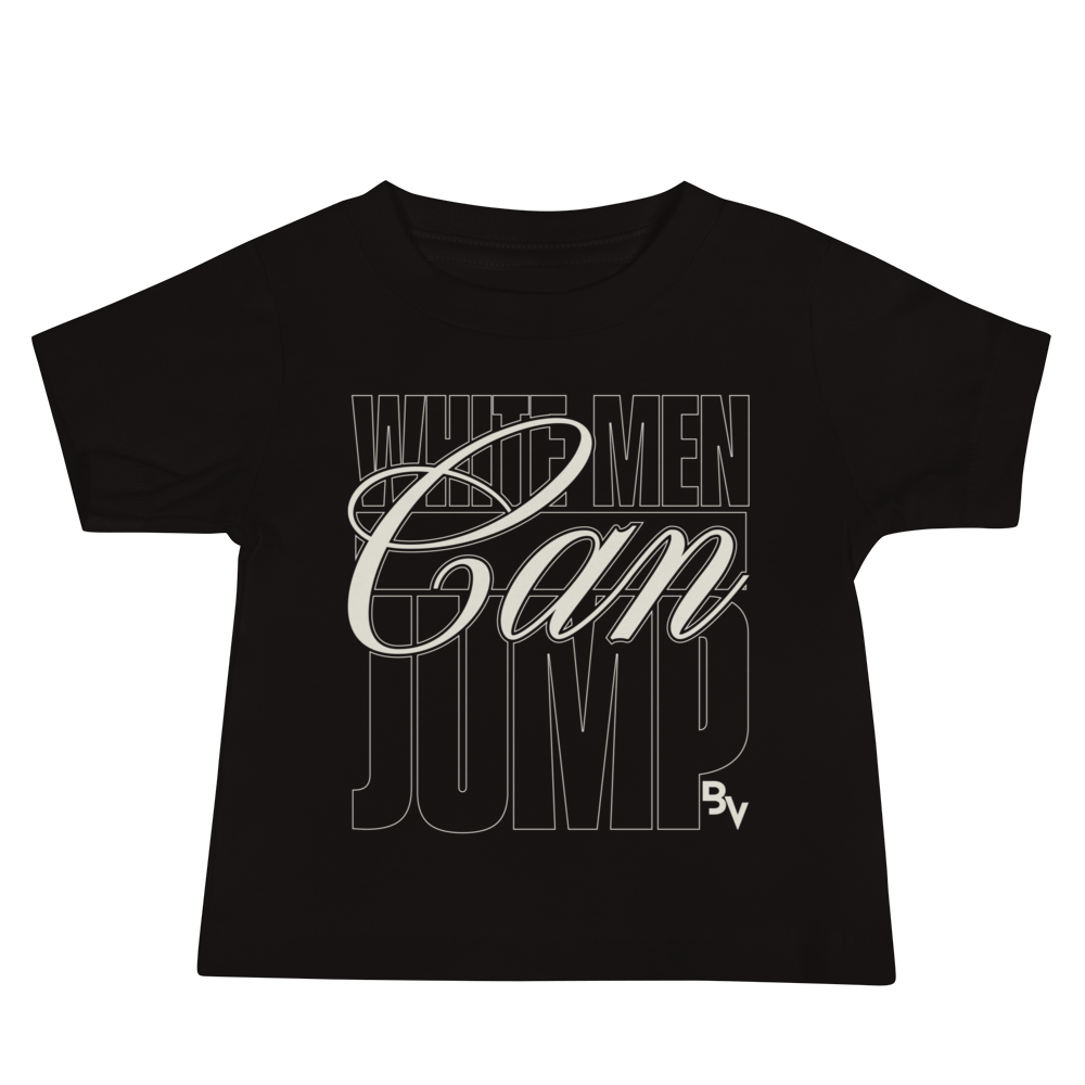 Blaise Vespe "White Men Can Jump" Baby Short Sleeve Tee