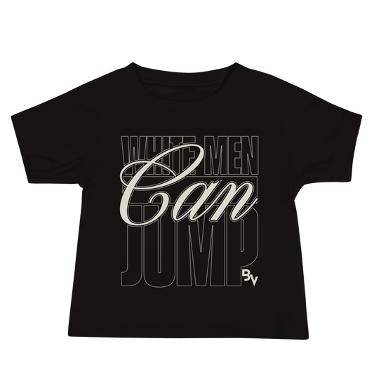 Blaise Vespe "White Men Can Jump" Baby Short Sleeve Tee