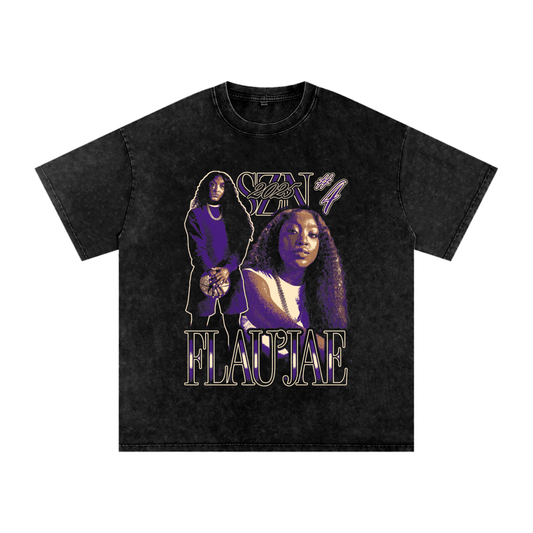 Flau'jae Johnson "2025 SZN Vintage" Oversized Stonewash T-shirt