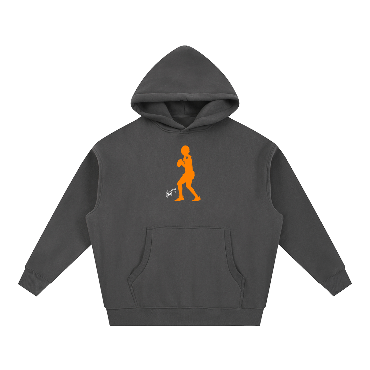 Faizon Brandon Silhouette Oversized Boxy Hoodie