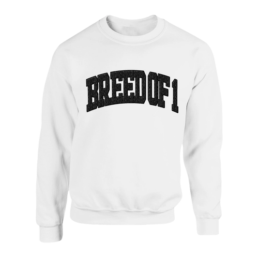 Jalen Hurts "Breed of 1" Sweatshirt White