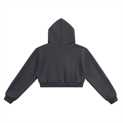 Hannah Hidalgo Logo Women's Cropped Hoodie