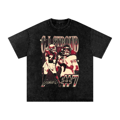 C.J. Stroud Vintage Boxy Washed T-shirt