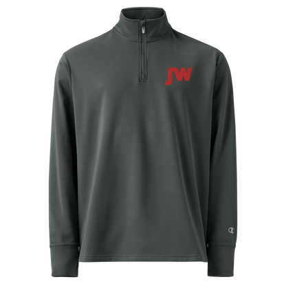 Jared Wiley "Logo" Embroidered Quarter Zip