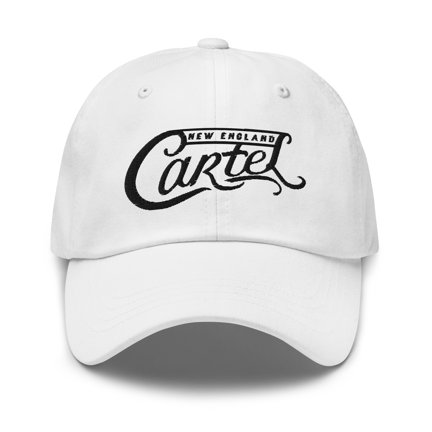 New England Cartel "Logo" Baseball Hat White