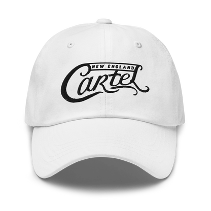 New England Cartel "Logo" Baseball Hat White