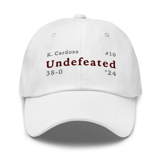 Kamilla Cardoso "Undefeated" Hat White