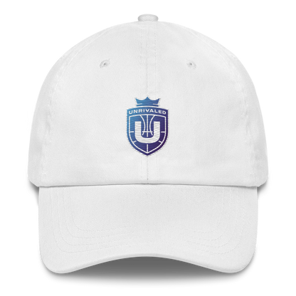 Unrivaled "Logo" Baseball Hat White
