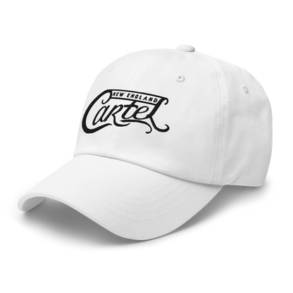New England Cartel "Logo" Baseball Hat White