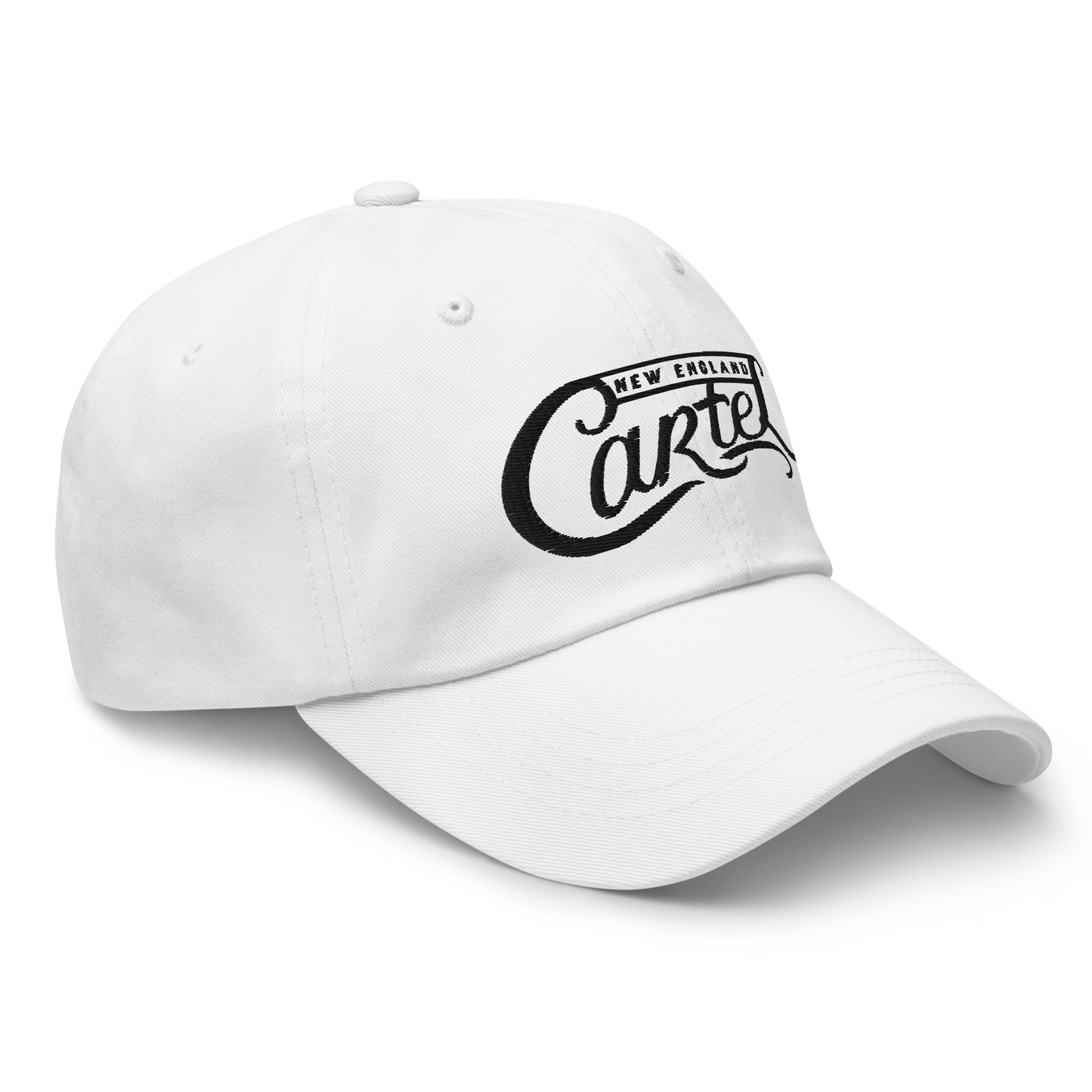 New England Cartel "Logo" Baseball Hat White