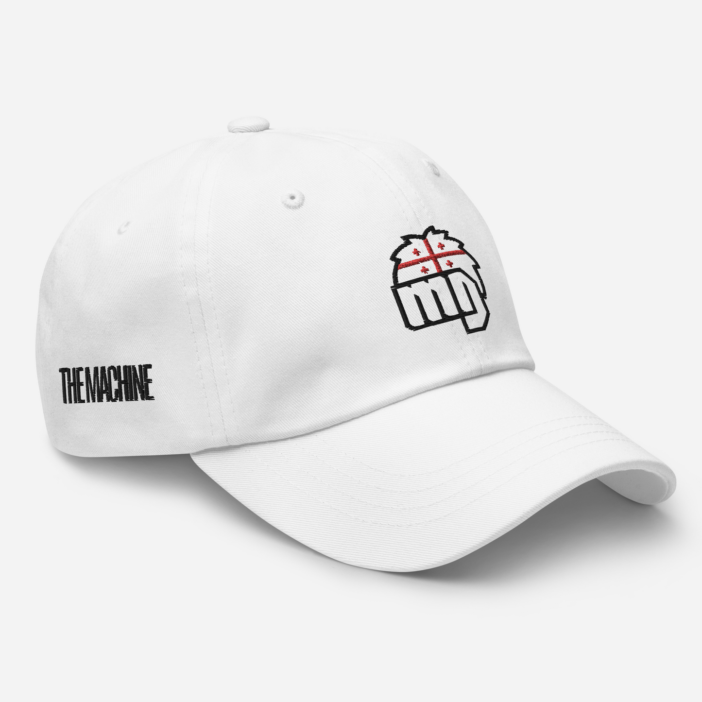 Merab Dvalishvili "Logo" Baseball Hat White