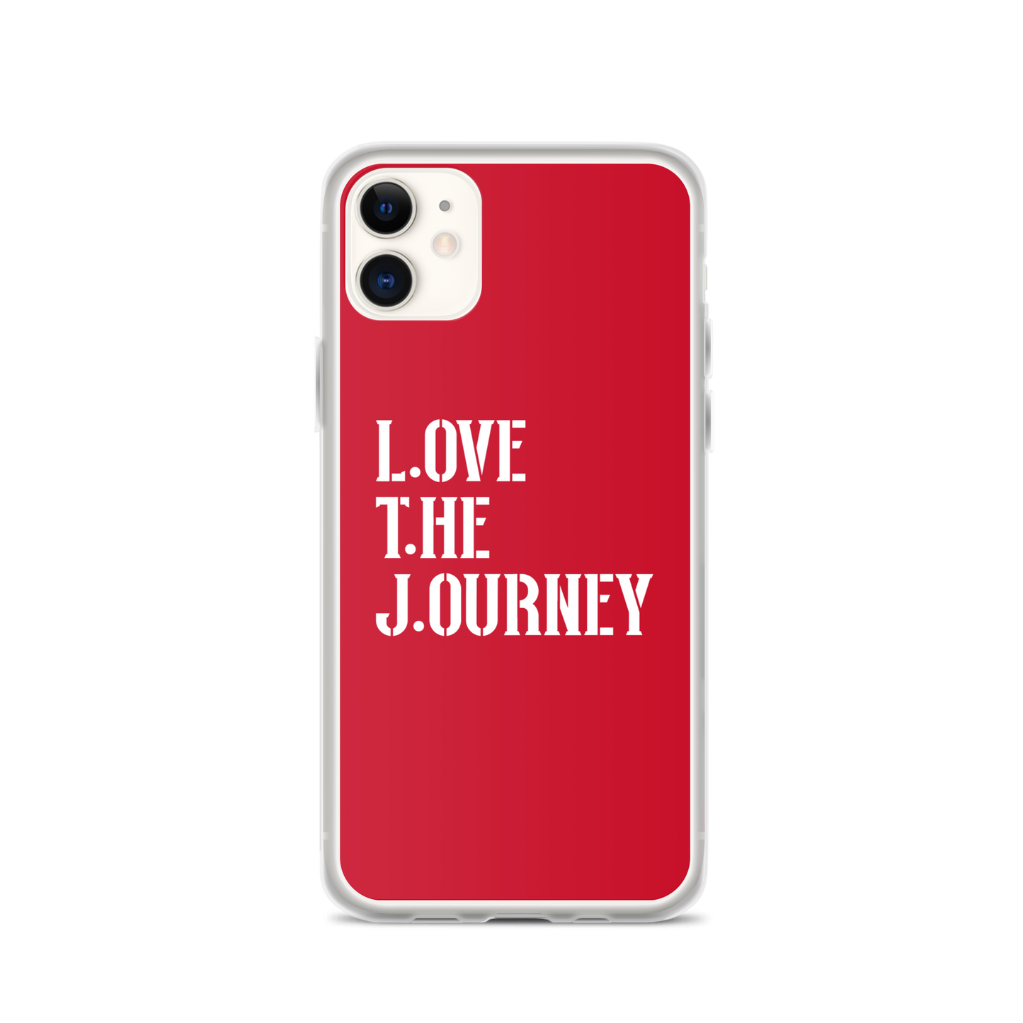Lenny Torres "Love The Journey" Red iPhone Case