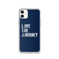 Lenny Torres "Love The Journey" Navy iPhone Case