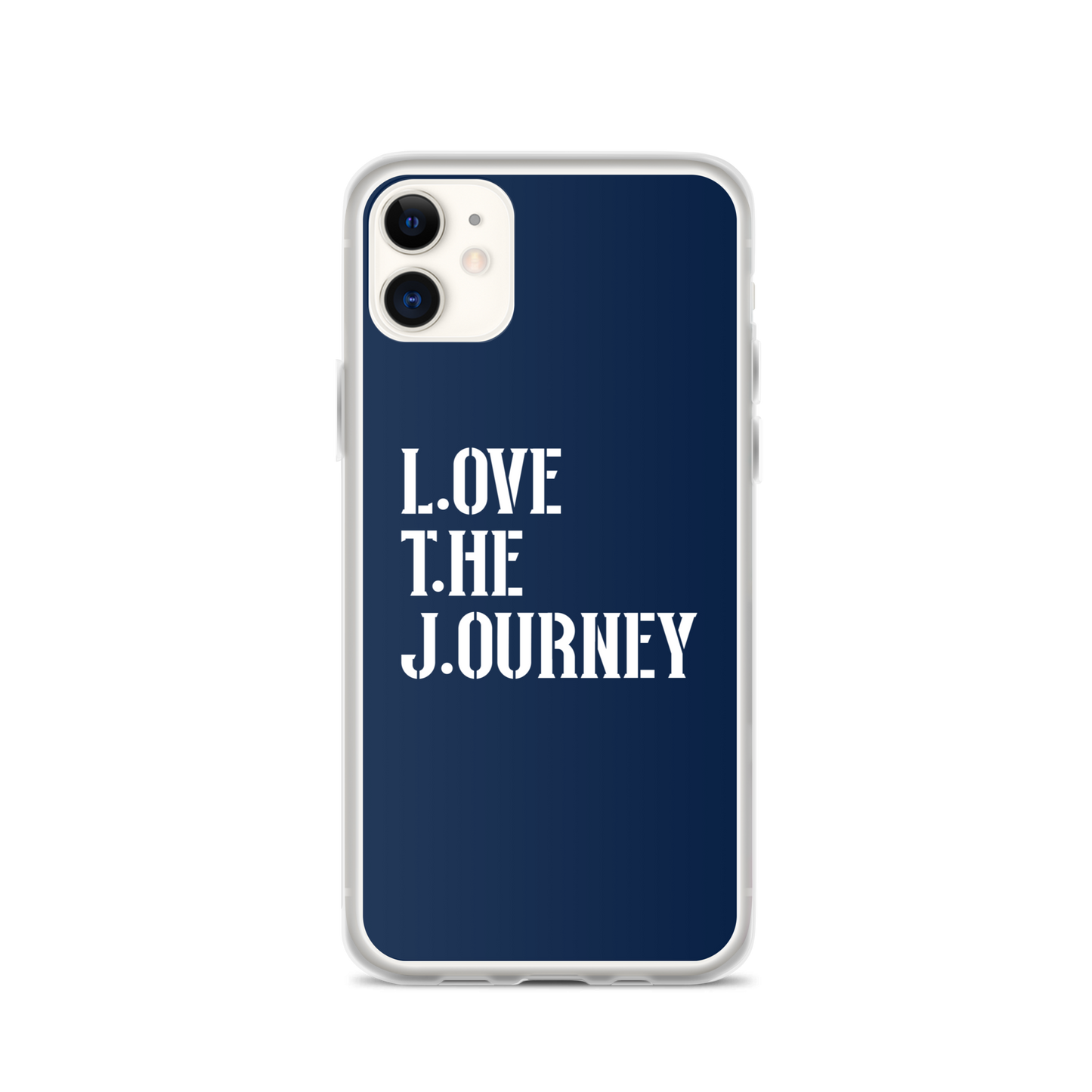Lenny Torres "Love The Journey" Navy iPhone Case
