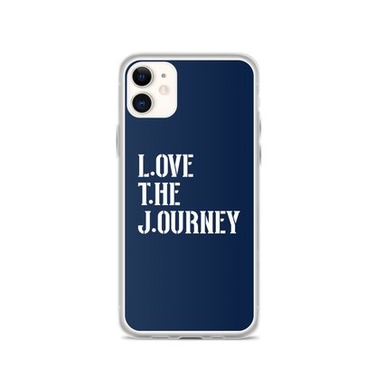 Lenny Torres "Love The Journey" Navy iPhone Case