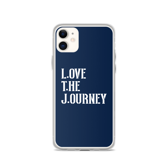 Lenny Torres "Love The Journey" Navy iPhone Case