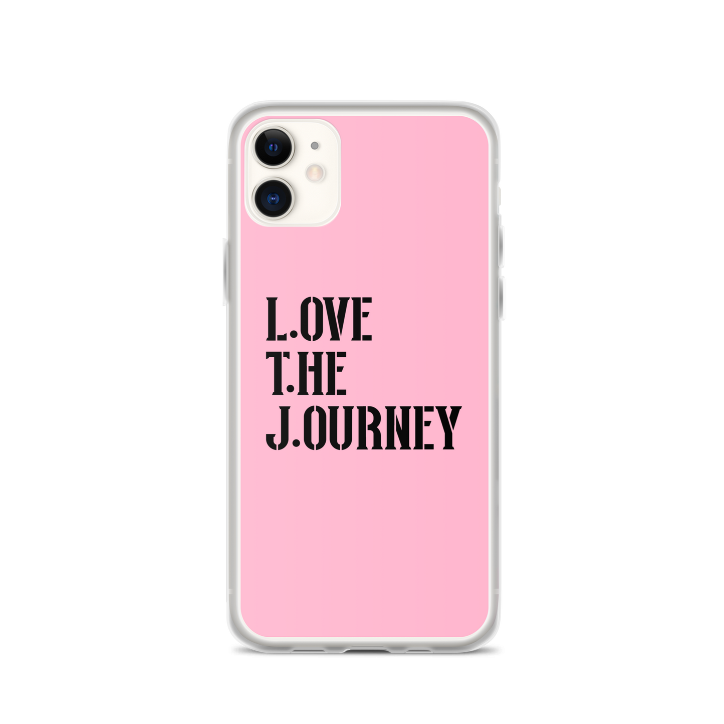 Lenny Torres "Love The Journey" Pink iPhone Case