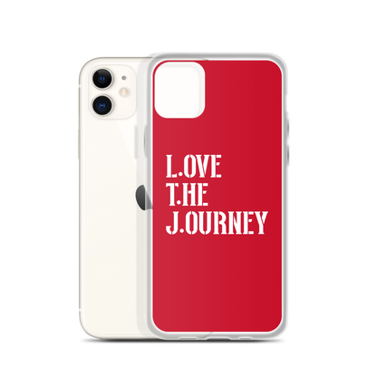 Lenny Torres "Love The Journey" Red iPhone Case