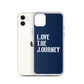 Lenny Torres "Love The Journey" Navy iPhone Case