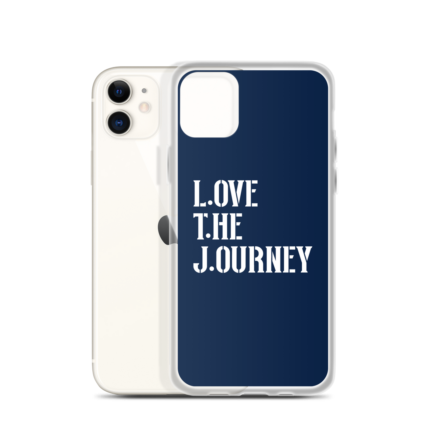 Lenny Torres "Love The Journey" Navy iPhone Case