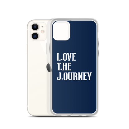 Lenny Torres "Love The Journey" Navy iPhone Case