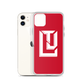 Lenny Torres "Logo" Red iPhone Case