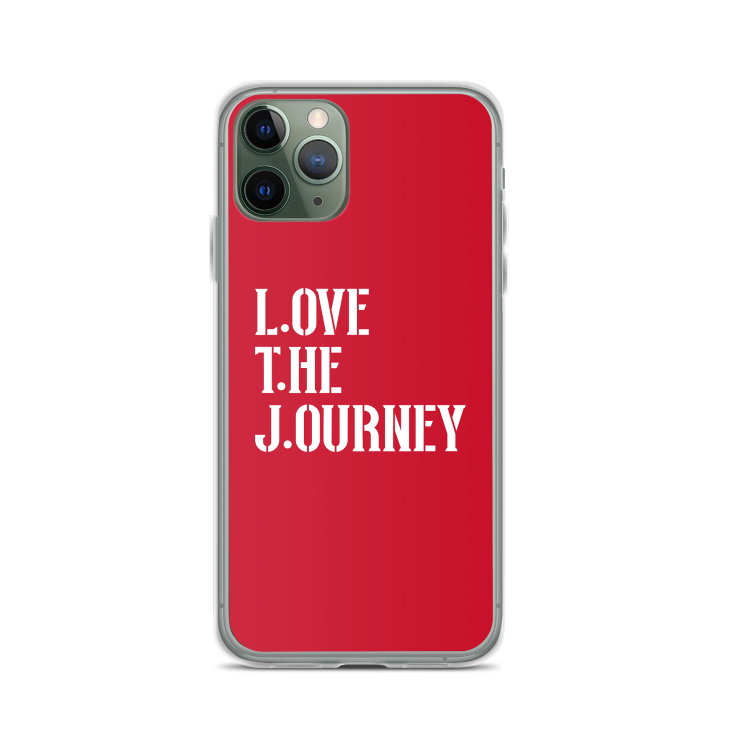Lenny Torres "Love The Journey" Red iPhone Case