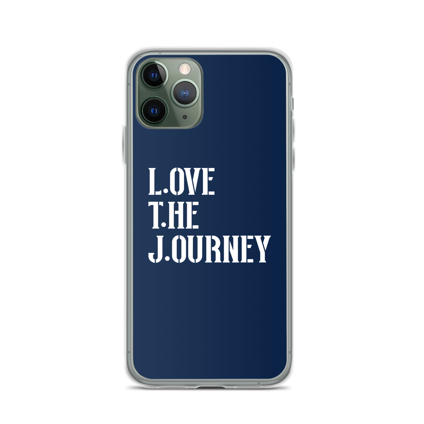 Lenny Torres "Love The Journey" Navy iPhone Case