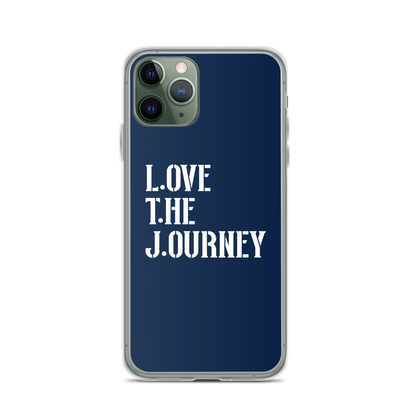 Lenny Torres "Love The Journey" Navy iPhone Case