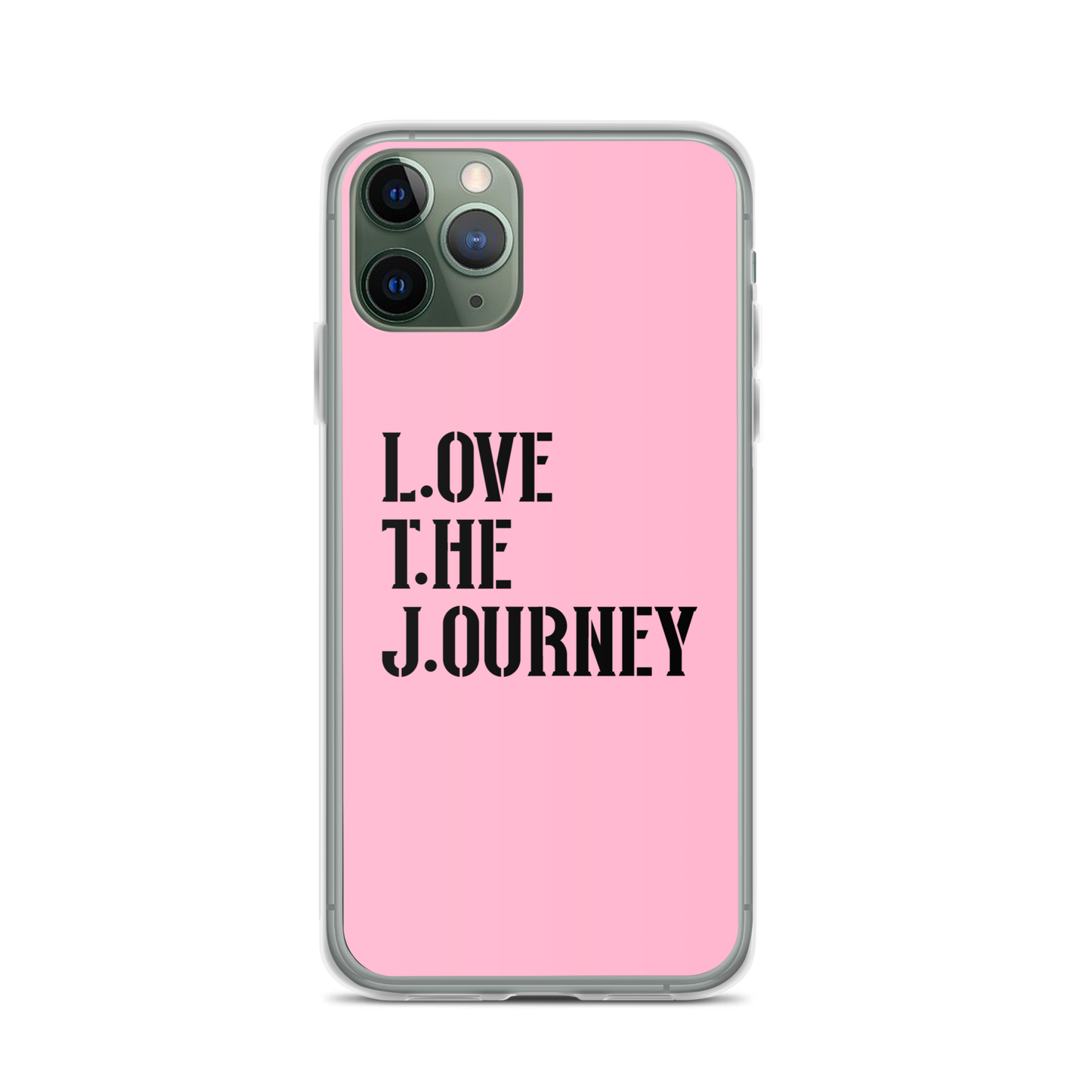 Lenny Torres "Love The Journey" Pink iPhone Case