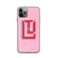 Lenny Torres "Logo" Pink iPhone Case