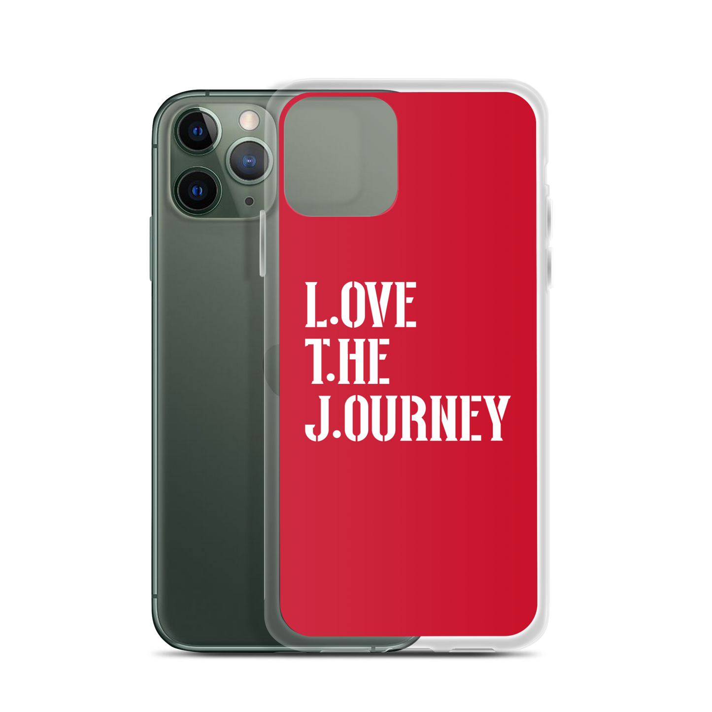 Lenny Torres "Love The Journey" Red iPhone Case