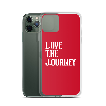 Lenny Torres "Love The Journey" Red iPhone Case