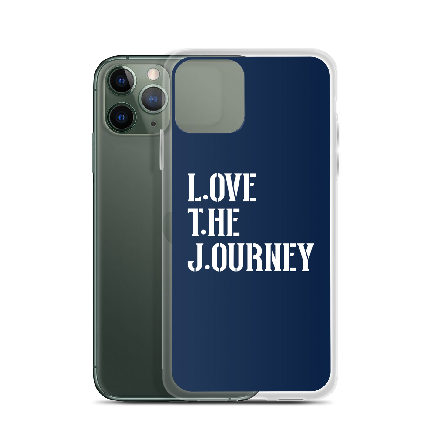 Lenny Torres "Love The Journey" Navy iPhone Case