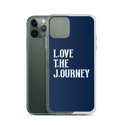 Lenny Torres "Love The Journey" Navy iPhone Case