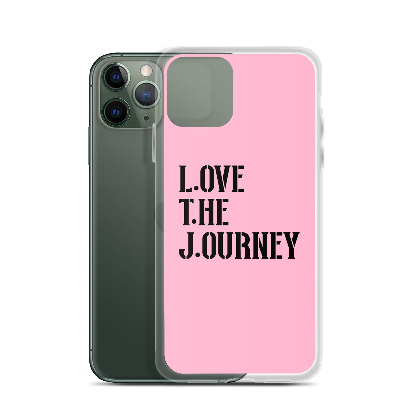 Lenny Torres "Love The Journey" Pink iPhone Case