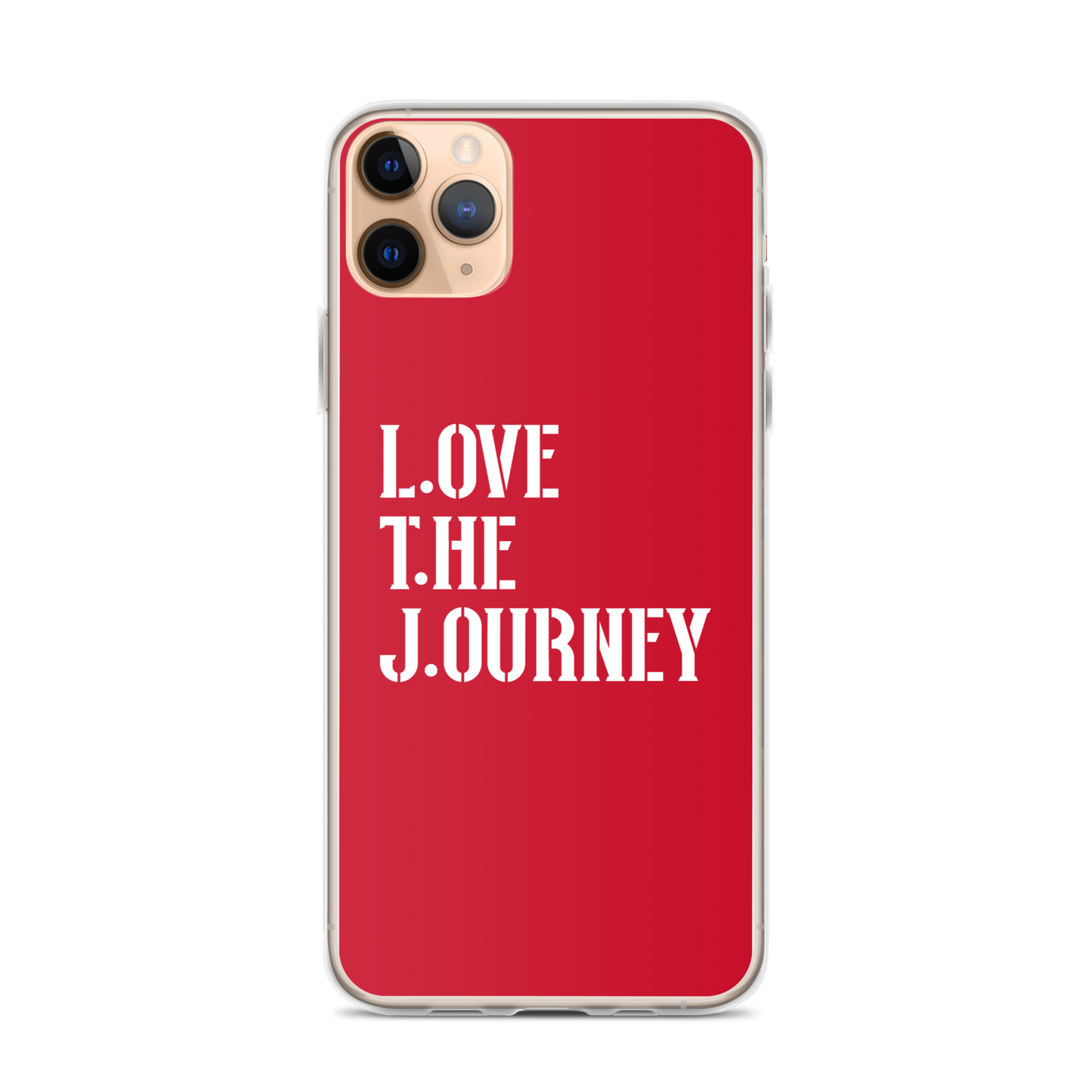 Lenny Torres "Love The Journey" Red iPhone Case