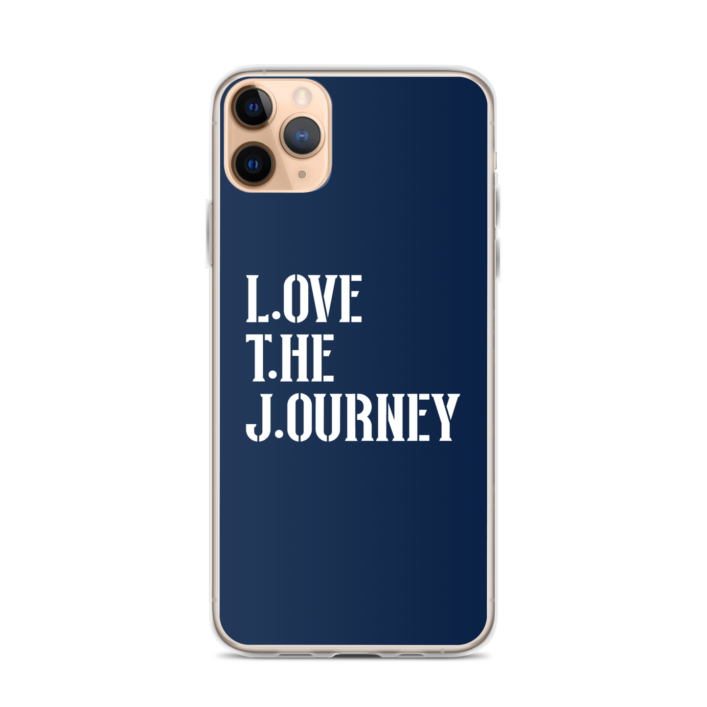 Lenny Torres "Love The Journey" Navy iPhone Case