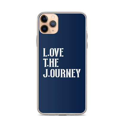 Lenny Torres "Love The Journey" Navy iPhone Case
